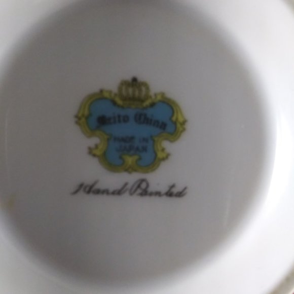 Meito Made in Japan covered sugar bowl. trinket - Picture 8 of 13